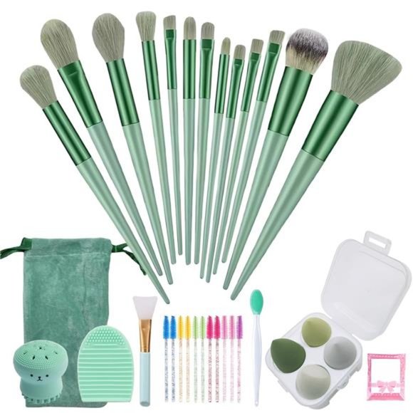 Other - 23 pcs🌹 Makeup Brushes Set with Beauty Blender, Foundation Brush Eyeshadow ...